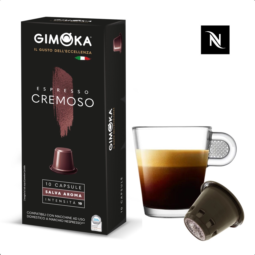 C Psulas De Caf Para Nespresso Gimoka Cremoso Shopee Brasil