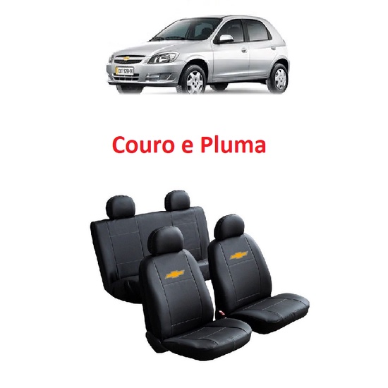 Kit Completo Capas Para Banco De Carros Automotivos Chevrolet Celta