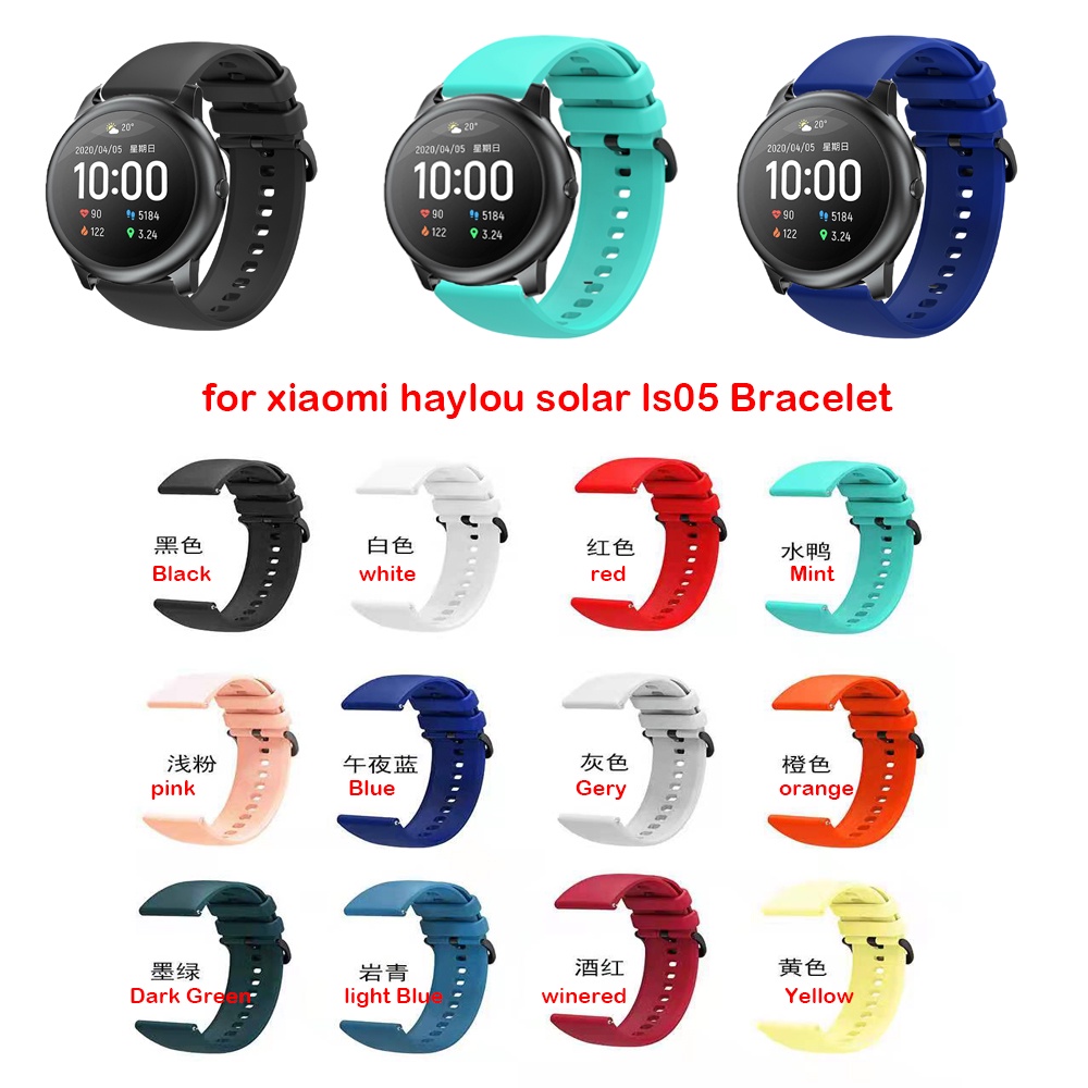 Pulseira De Silicone Ajustável Para Relógio De Pulso Xiaomi Haylou