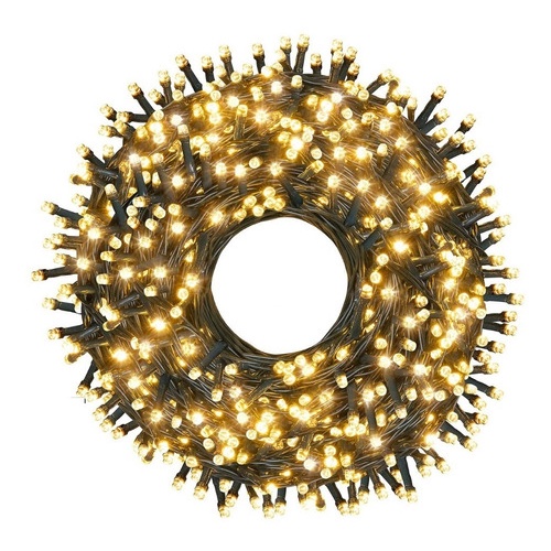 Cordão Pisca Pisca Iluminação Enfeite Natal C 100 Leds 10m 127v