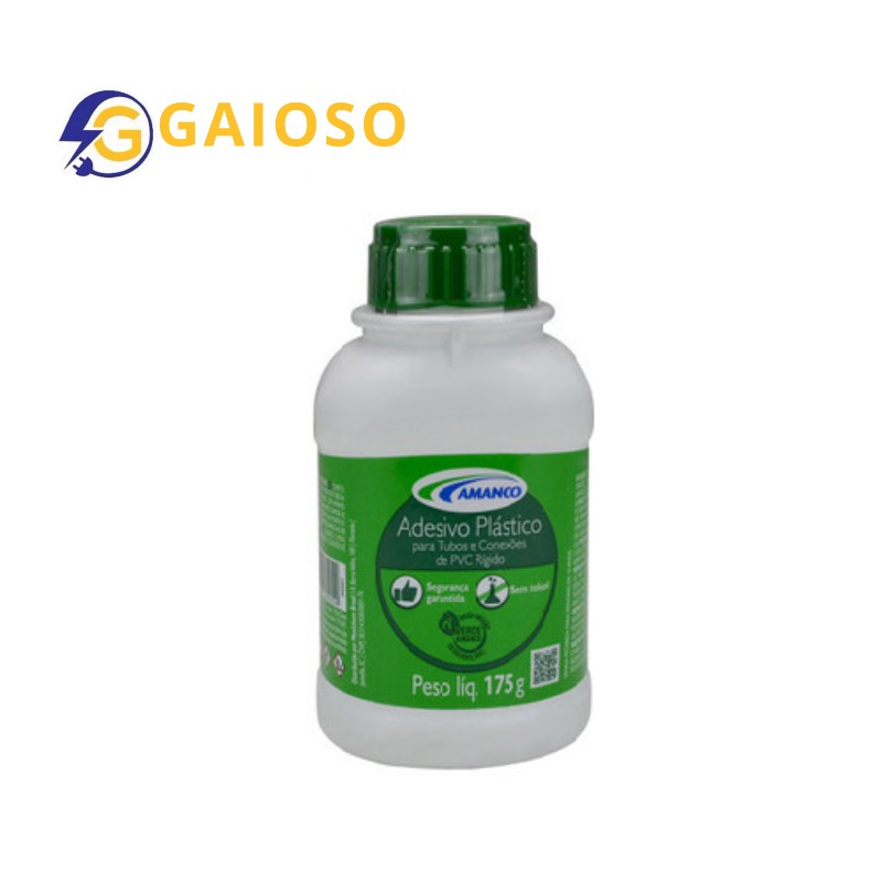 COLA ADESIVO PLASTICO PARA CANO PVC AMANCO 175G Shopee Brasil