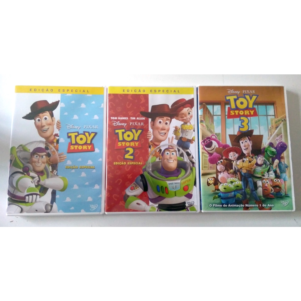 Trilogia Toy Story Toy Story E Dvd Pixar Disney Dvds