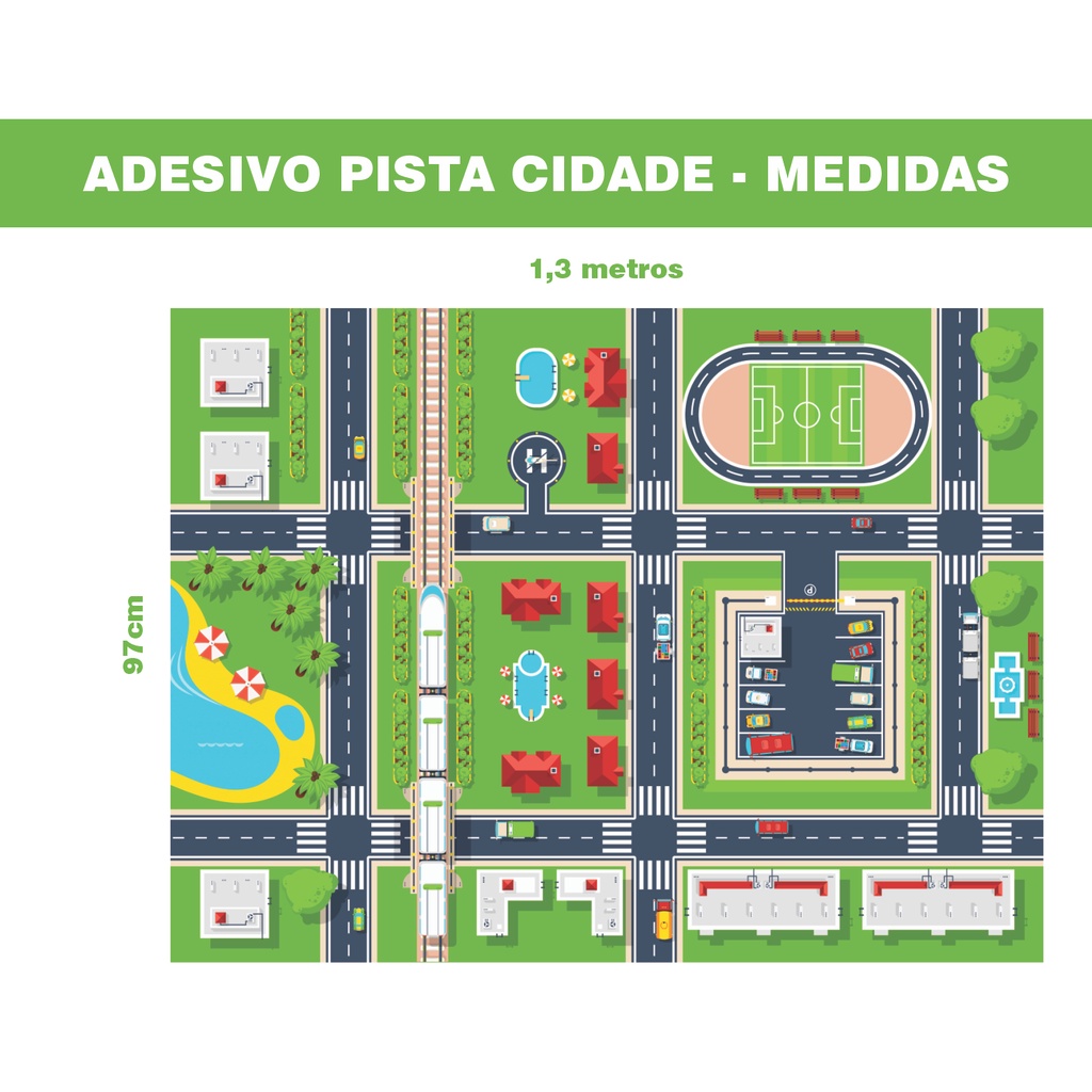 Adesivo Pista Hot Wheels Para Carrinho Tapete Infantil 130cm X 97cm Shopee Brasil