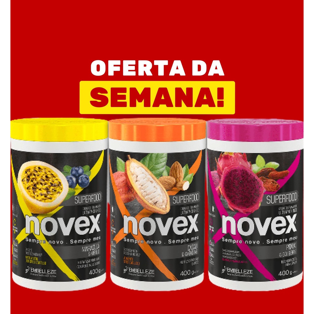 Mega Kit Superfood Cronograma Capilar Cremes De Tratamento G Kit