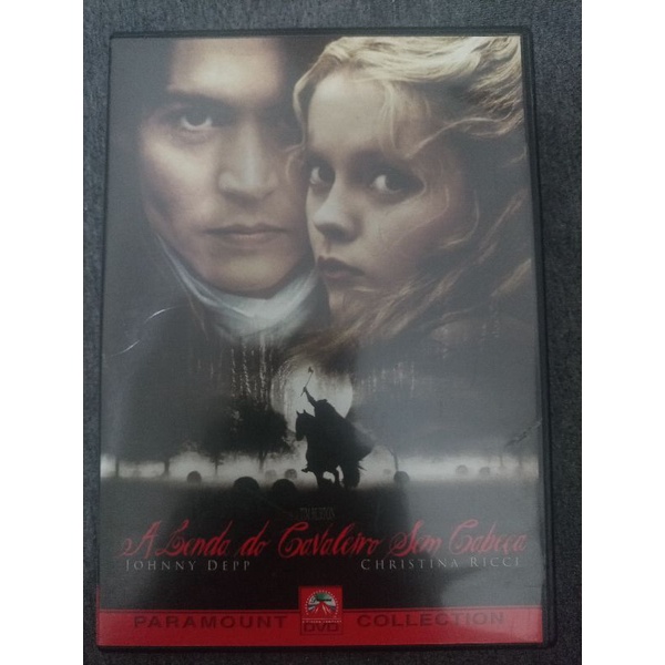 A Lenda do Cavaleiro sem cabeça DVD Johnny Depp Christina Ricci