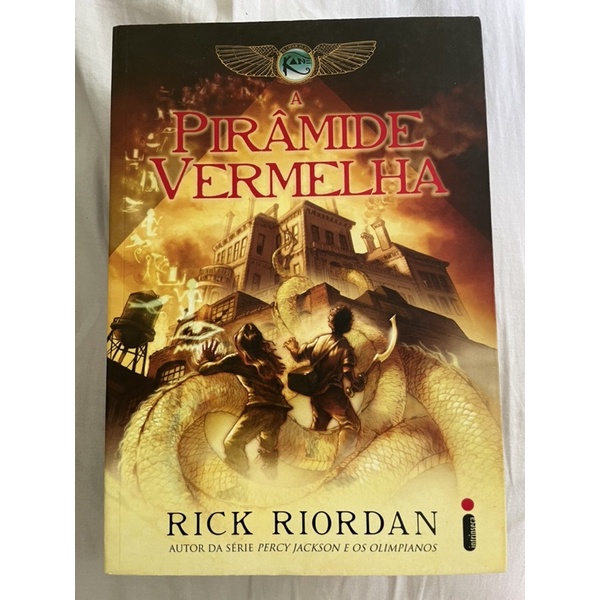 Livro A Pirâmide Vermelha Rick Riordan Shopee Brasil