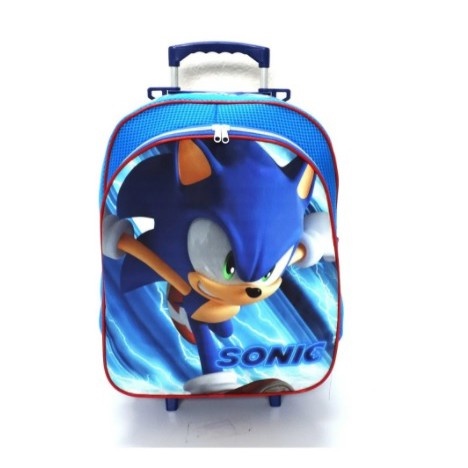 Mochila Infantil Escolar Sonic Rodinhas Tam G F Meninos Shopee Brasil