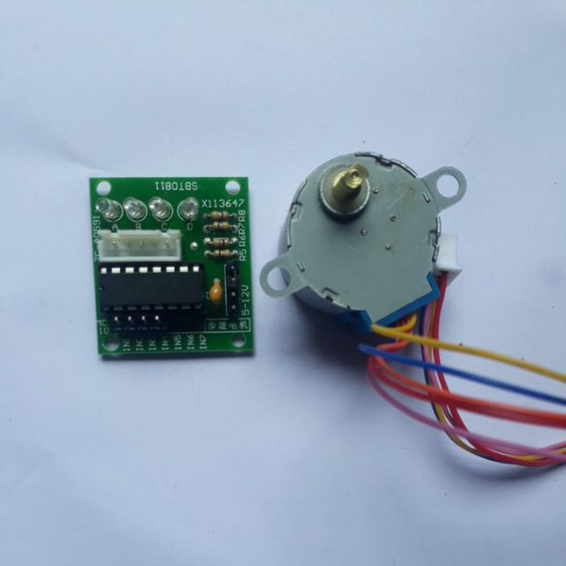 Motor De Passo Byj V Drive Uln P Arduino Shopee Brasil