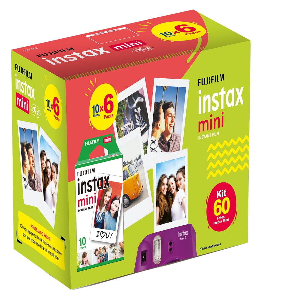 Kit Filme Instax Mini Pack Fotos Un Fujifilm Shopee Brasil