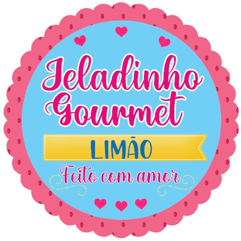 Adesivos Para Geladinho Gourmet Uni X Shopee Brasil