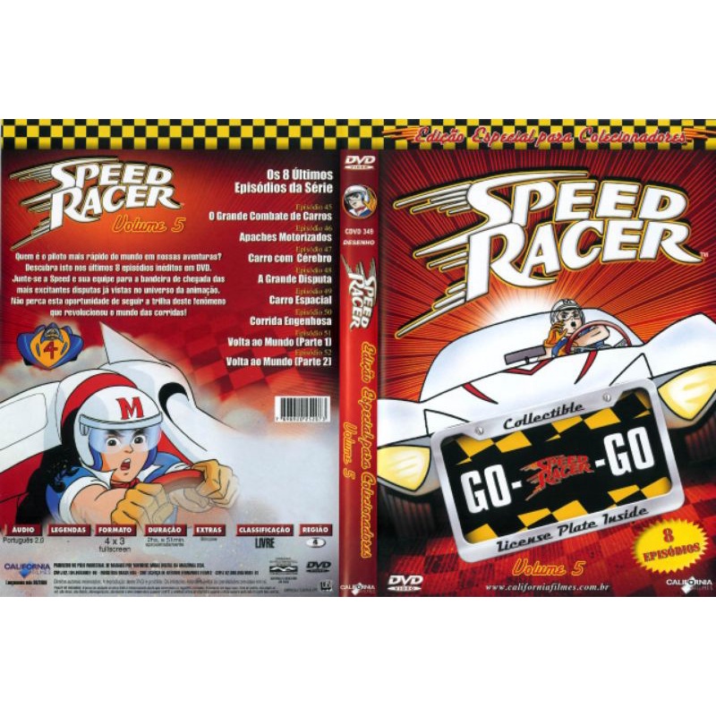 Dvd Speed Racer Volume 5 Edição Especial Para Colecionador Novo