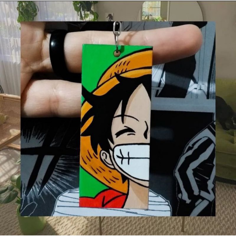 Chaveiro Monkey D Luffy Anime One Piece Shopee Brasil