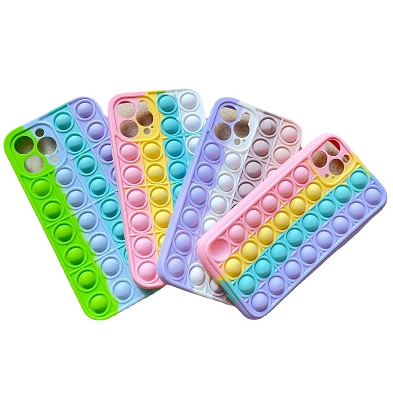 Capa Capinha Silicone Pop It Fidget Prote O De Lente De C Mera Para