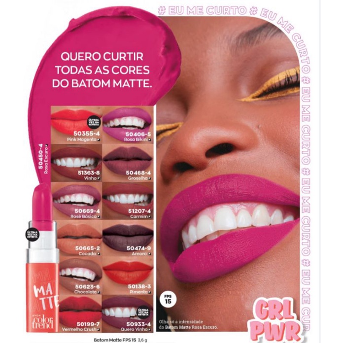 Batom Matte Color Trend 3 6g Shopee Brasil