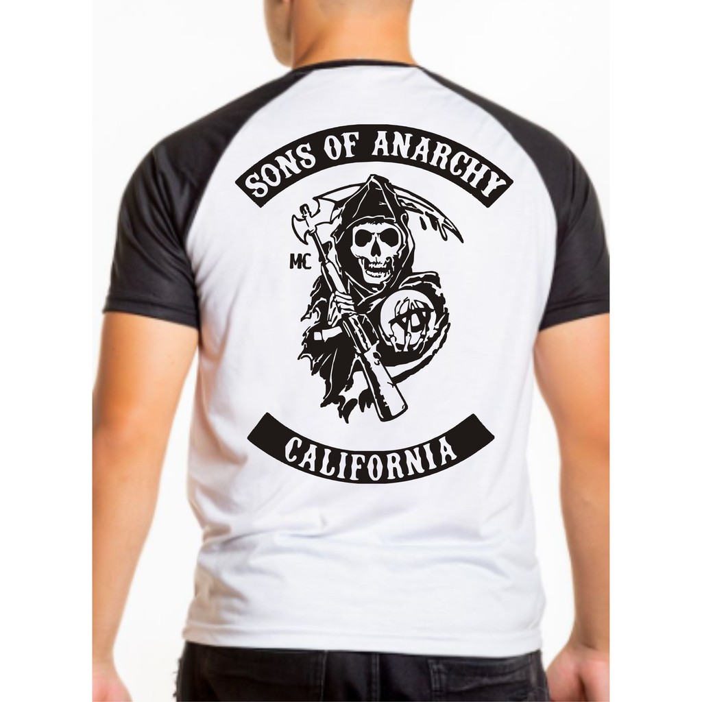 Camiseta Masculina Sons Of Anarchy Samcro Motorclub Jax Shopee Brasil