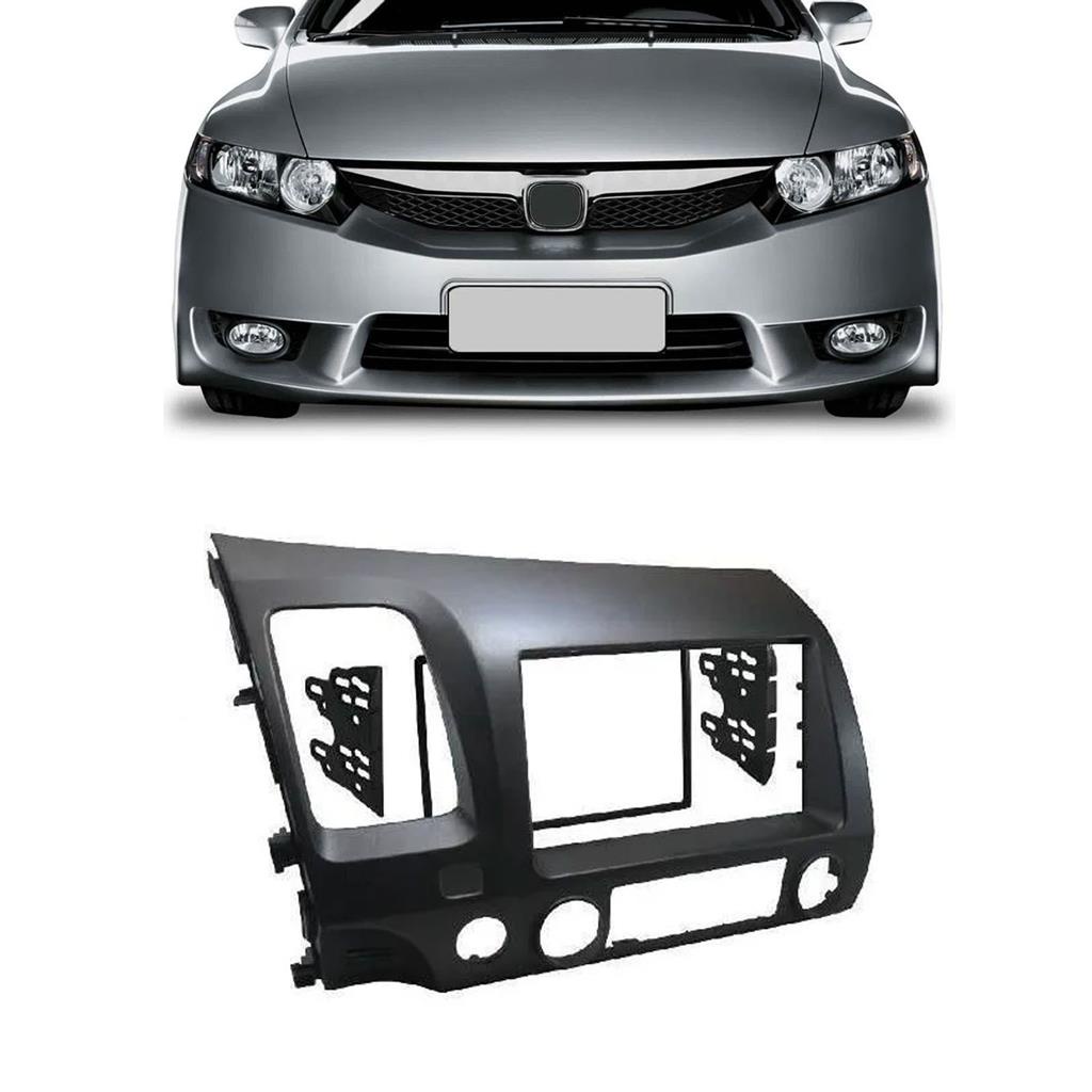 Moldura Painel 2 Din Honda New Civic 2007 2008 2009 2010 Shopee Brasil