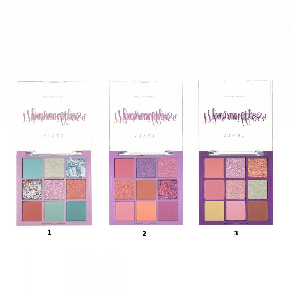 Paleta De Sombras Maravilhosa Cores Vivai Shopee Brasil