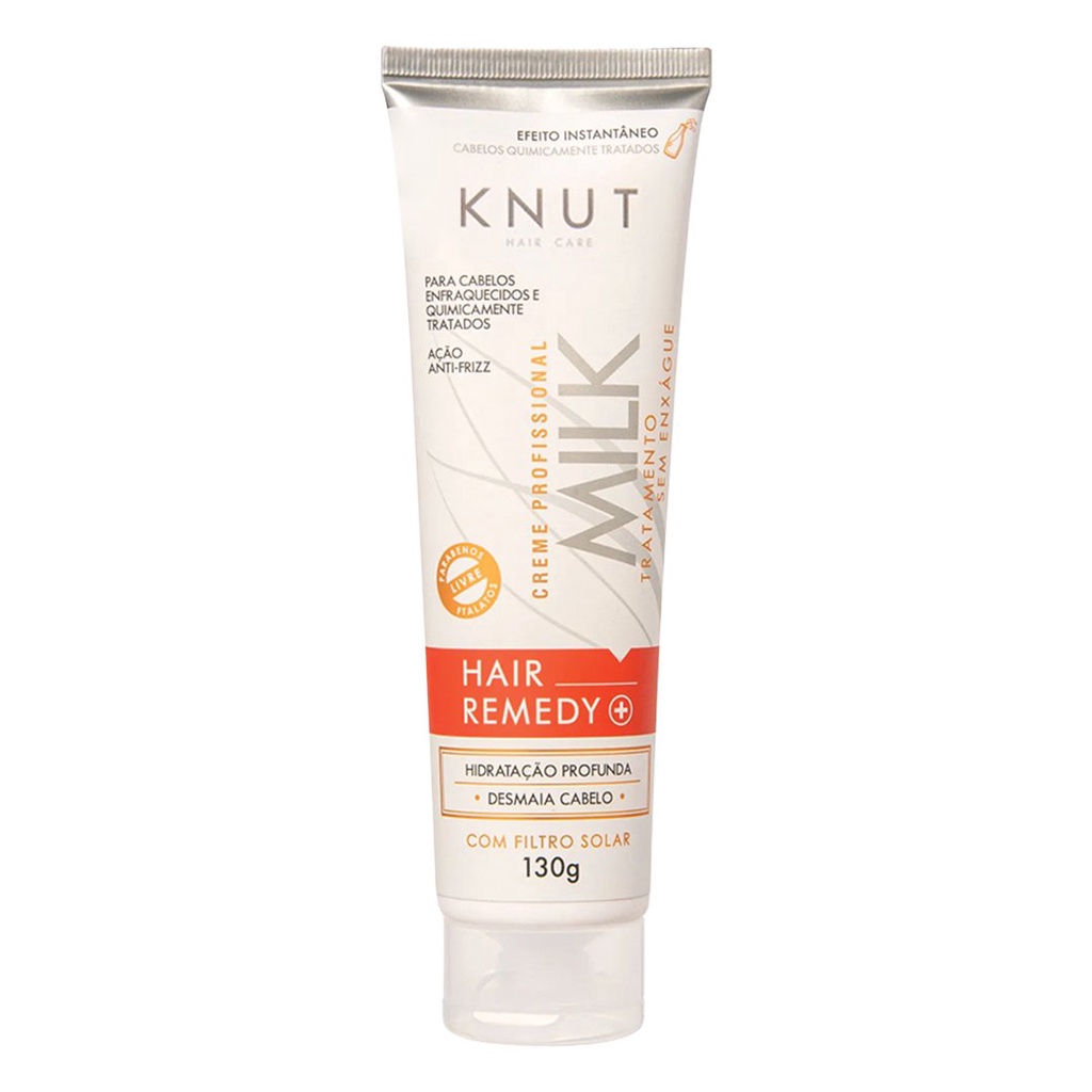 Hair Remedy Milk Knut 130 G Shopee Brasil