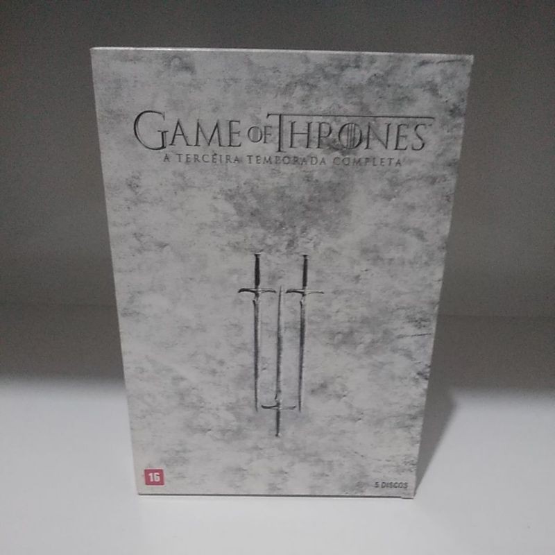 Game Of Thrones A Terceira Temporada Completa Dvd Shopee Brasil