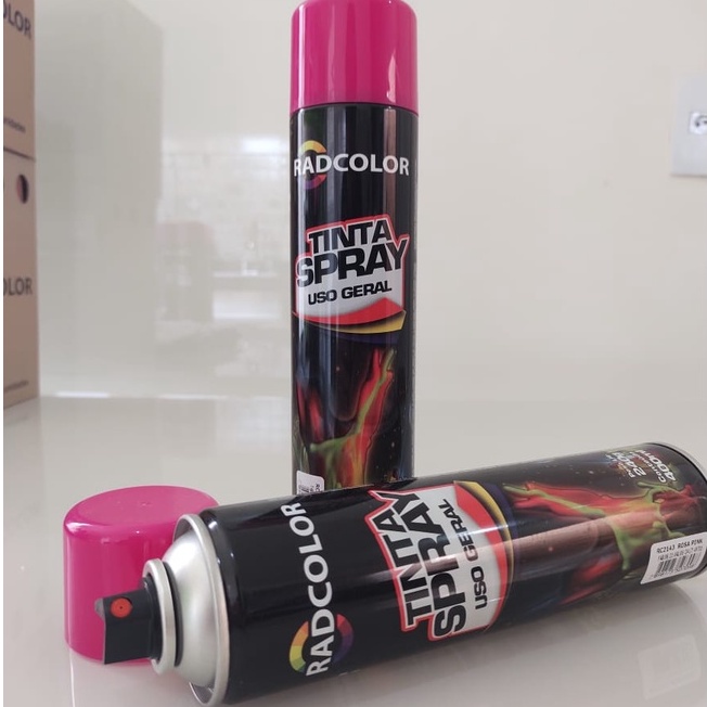 Tinta Spray Rosa Pink 400ml 240gr Shopee Brasil