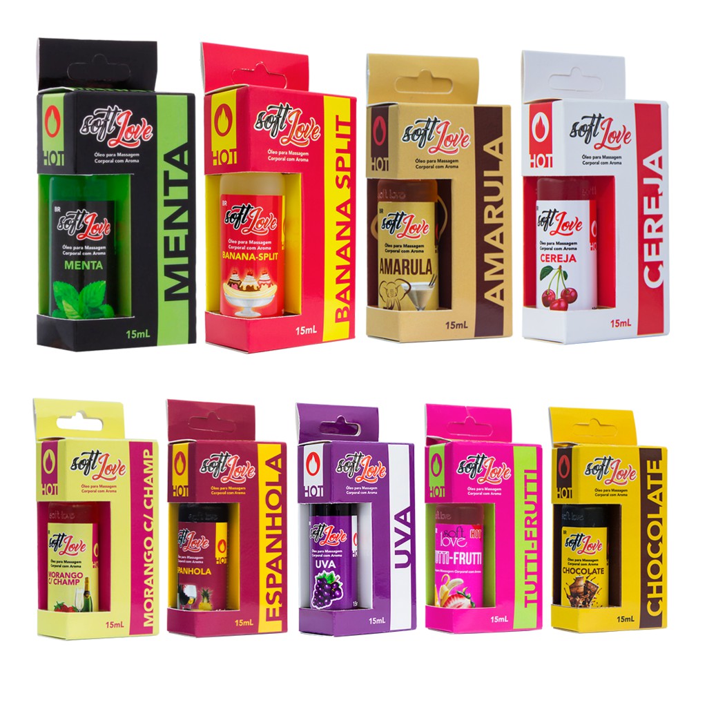 Gel Térmico Beijável Comestível Sabores Lubrificante Íntimo Soft Love Hot Ice Esquenta Esfria