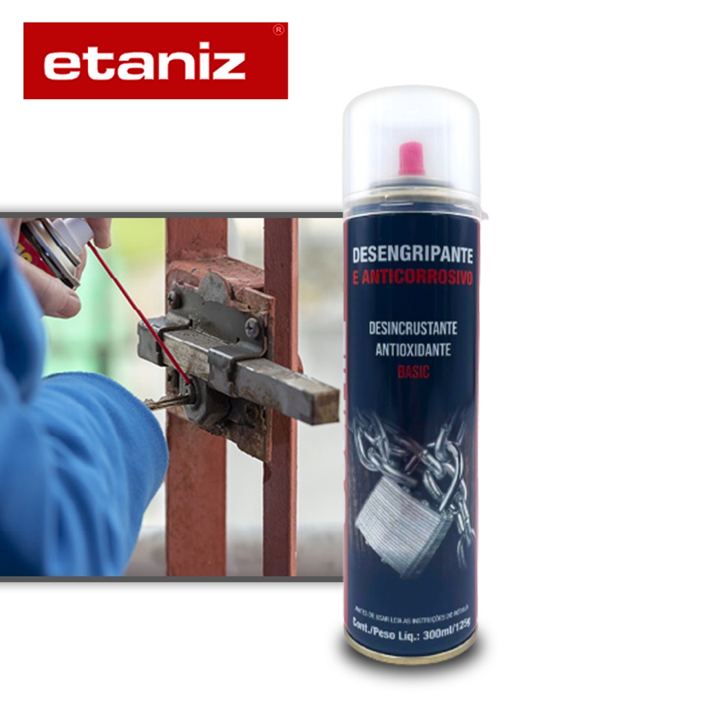 Desengripante E Anticorrosivo Spray 300ml ETANIZ Shopee Brasil