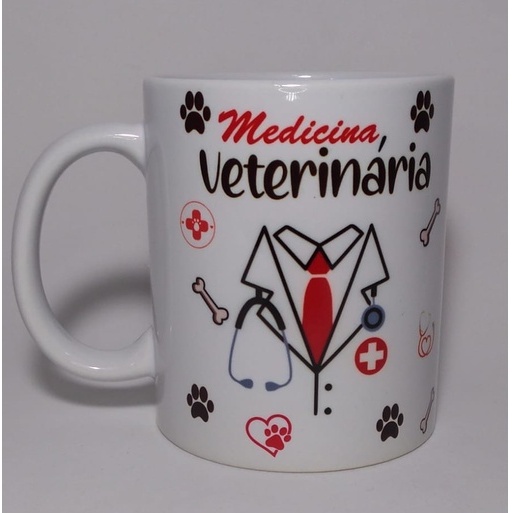 Caneca Personalizada Medicina Veterinaria Shopee Brasil