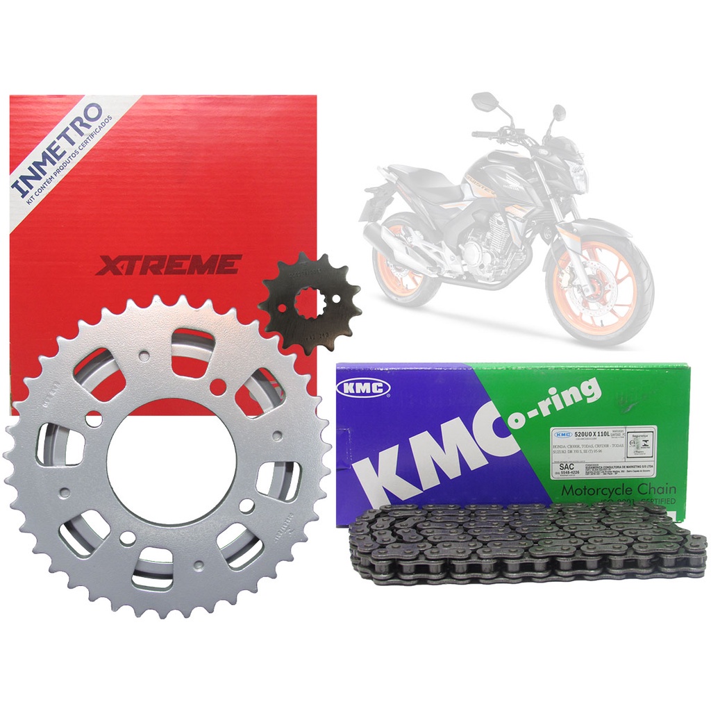 Kit Relacao Vaz CB250F Nova Twister Corrente C Retentor Shopee Brasil