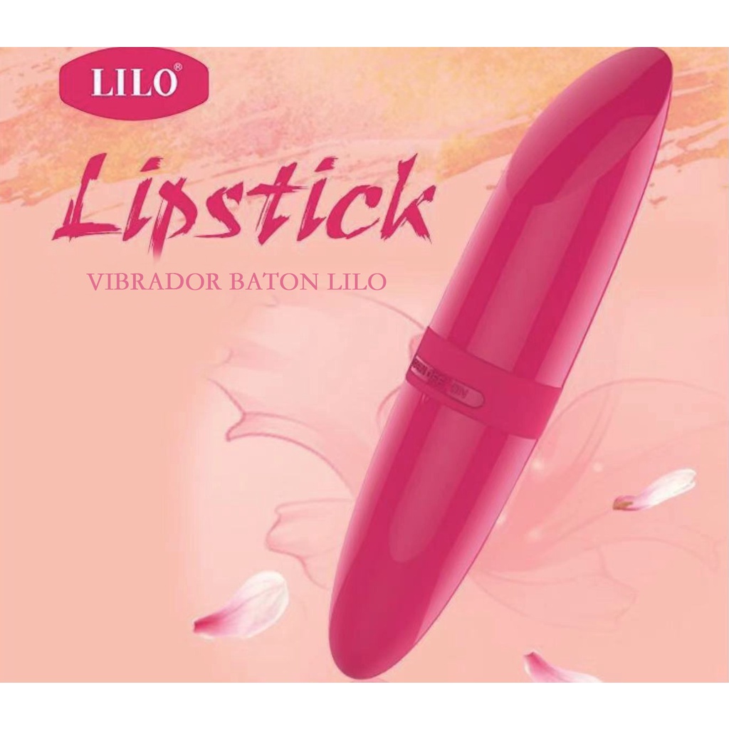 Mini Vibrador Em Formato De Batom Lilo Lipstick Td Lilo Bt Shopee Brasil