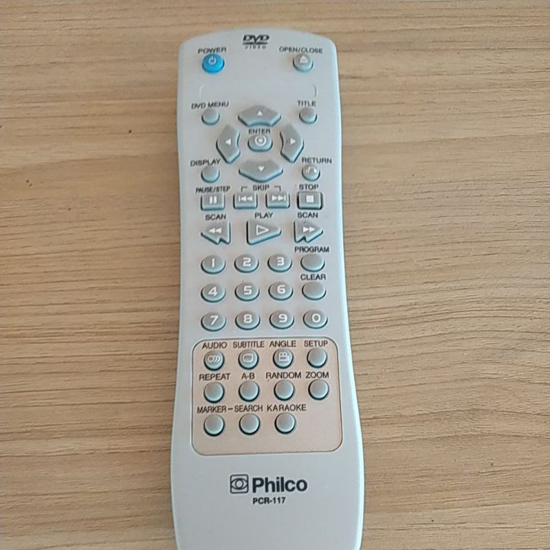 Controle Remoto Para Dvd Philco Pcr 117 OriginalCONTROLE REMOTO