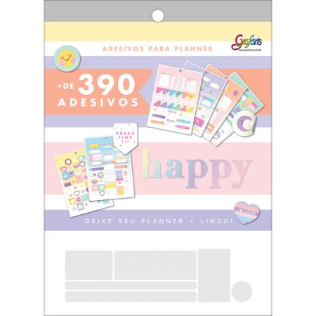 Bloco De Adesivos Decorados Para Planners Happy Folhas Shopee Brasil