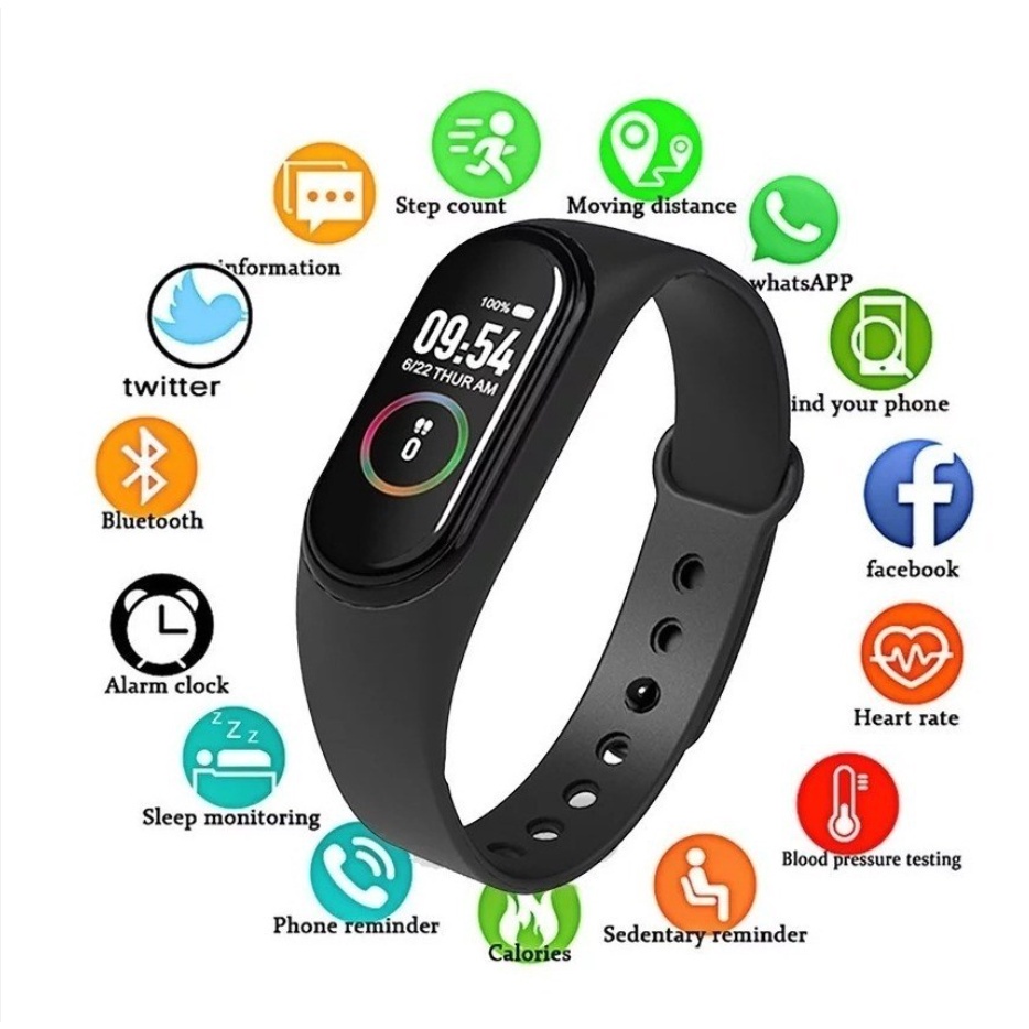 Relogio Smartwatch Pulseira Xiaomi Mi Band M4 ENVIO EXPRESSO Shopee