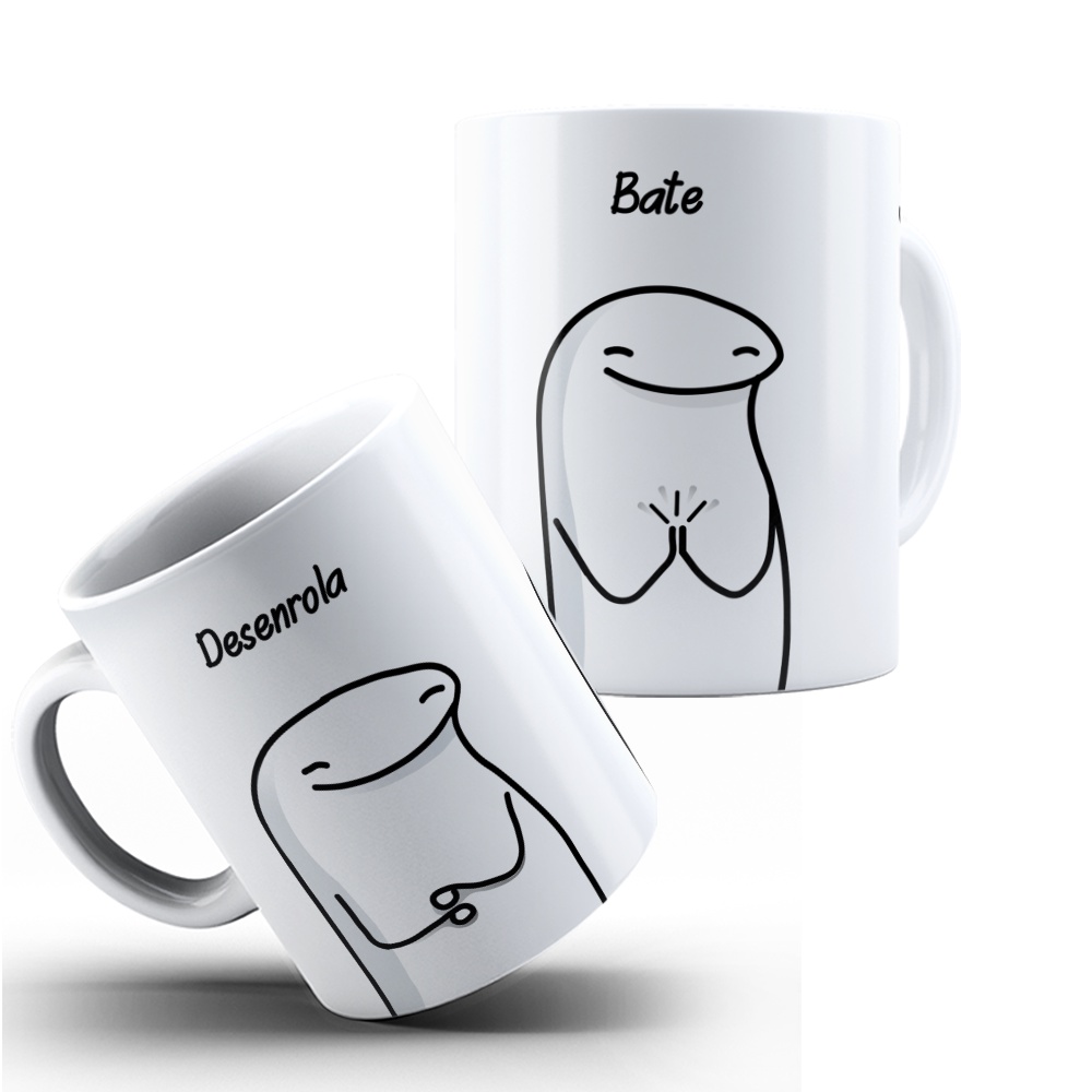 Caneca Bento Flork Meme Dança Desenrola bate Ladinho Personalizada de