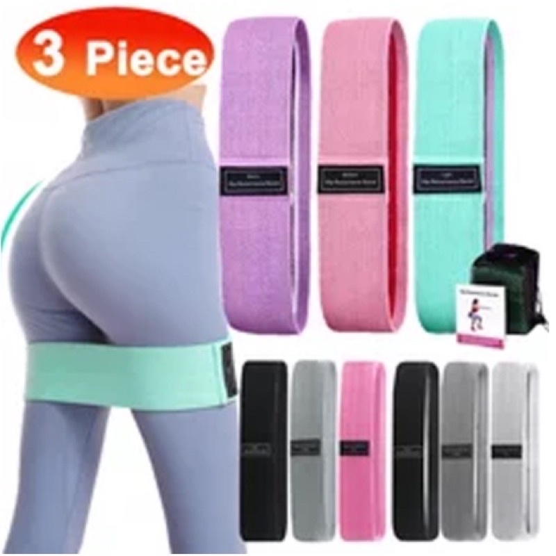 Kit Faixas El Sticas De Exerc Cio Hip Resistance Bands Shopee Brasil