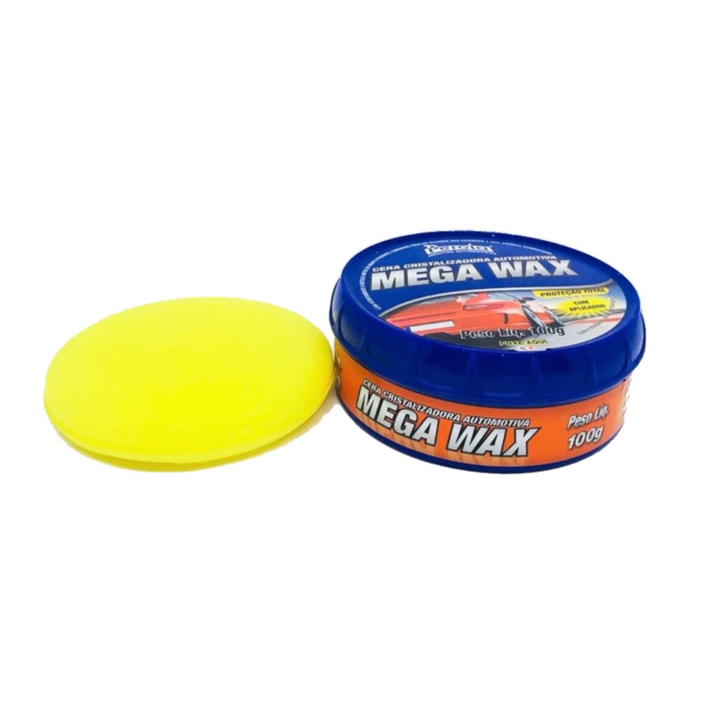 Cera Cristalizadora Mega Wax Em Pasta Perola G Shopee Brasil