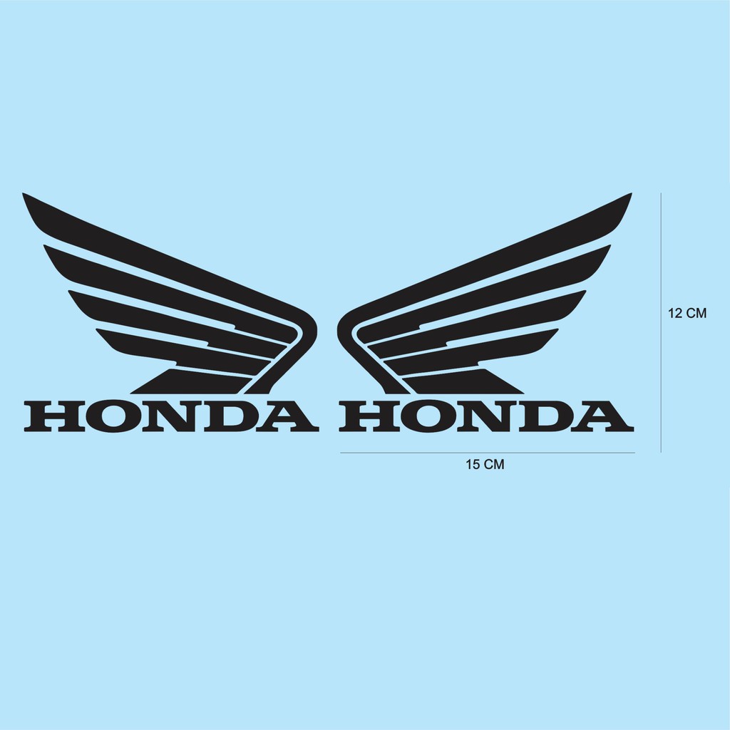 PAR DE ADESIVO HONDA ASAS LOGO Shopee Brasil