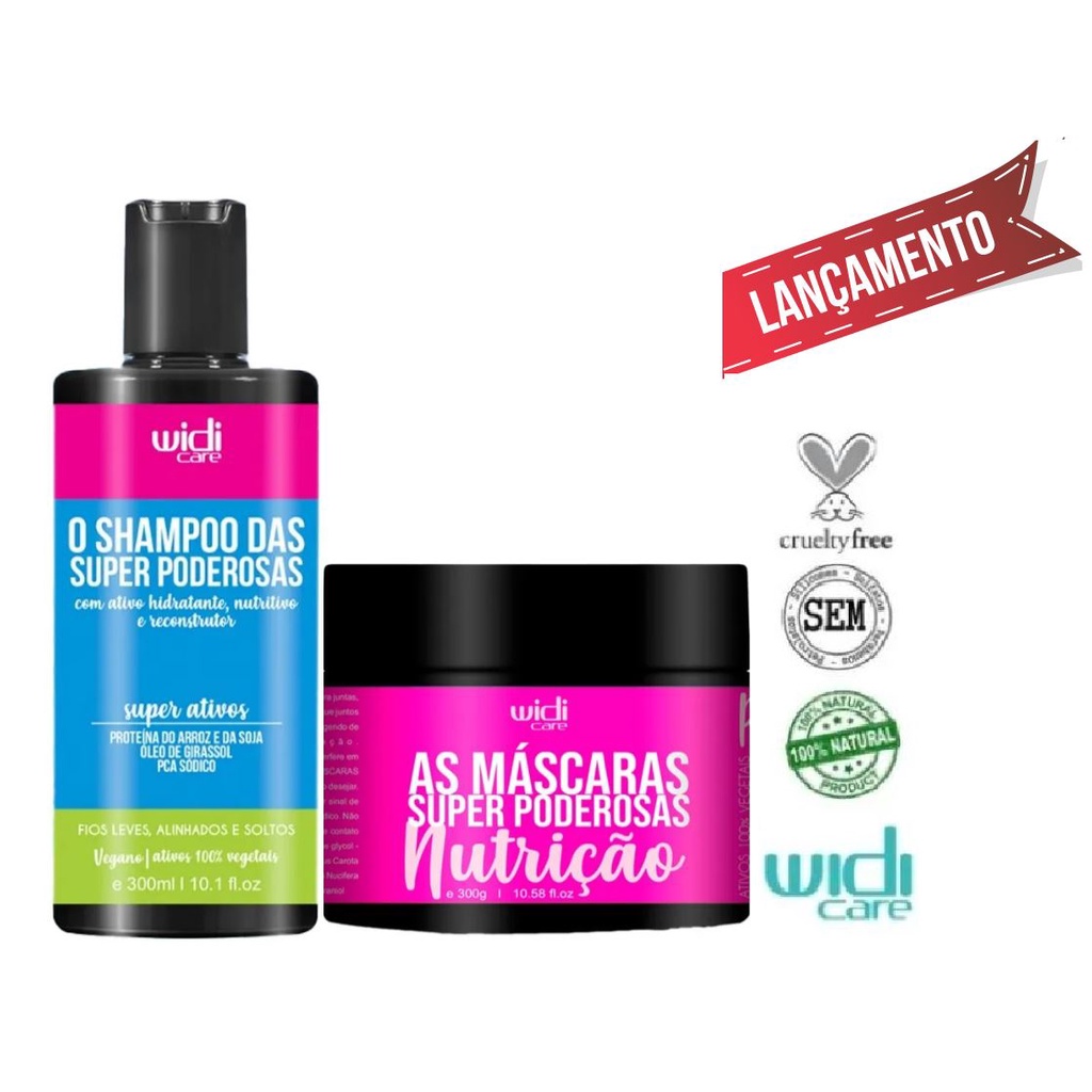 Kit Widi Care Super Poderosas Shampoo E M Scara Nutri O Gr Shopee