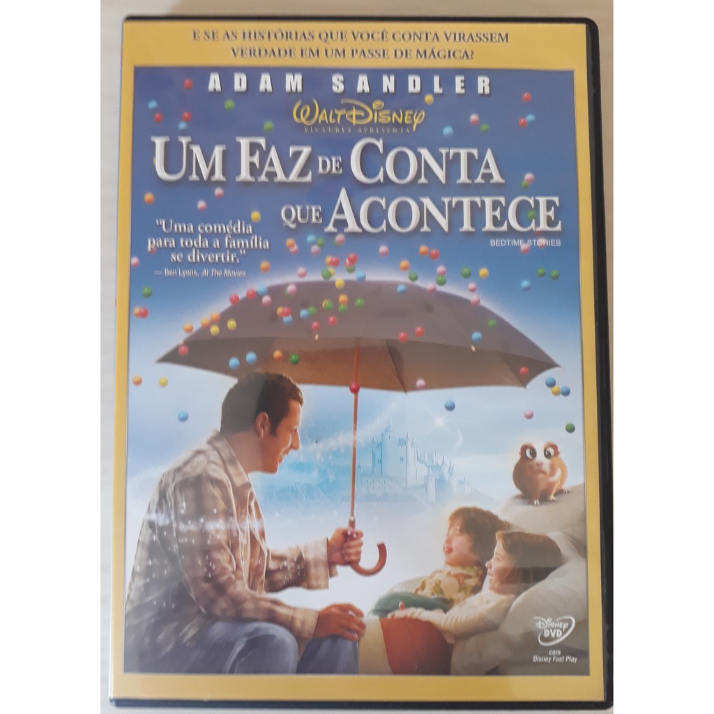 Dvd Uma Faz De Conta Que Acontece Adam Sandler Disney Shopee Brasil