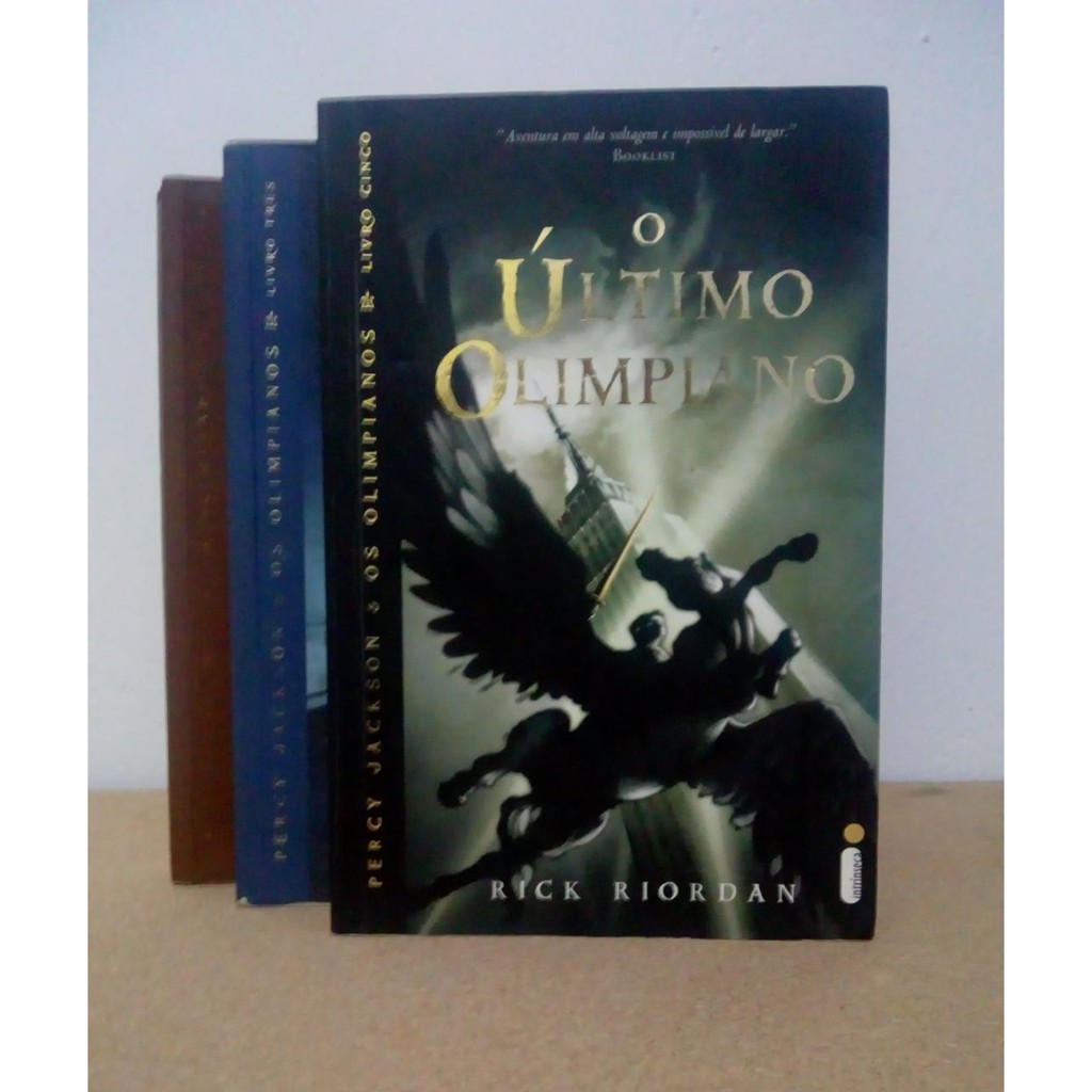 Kit Percy Jackson E Os Olimpianos Vols Shopee Brasil