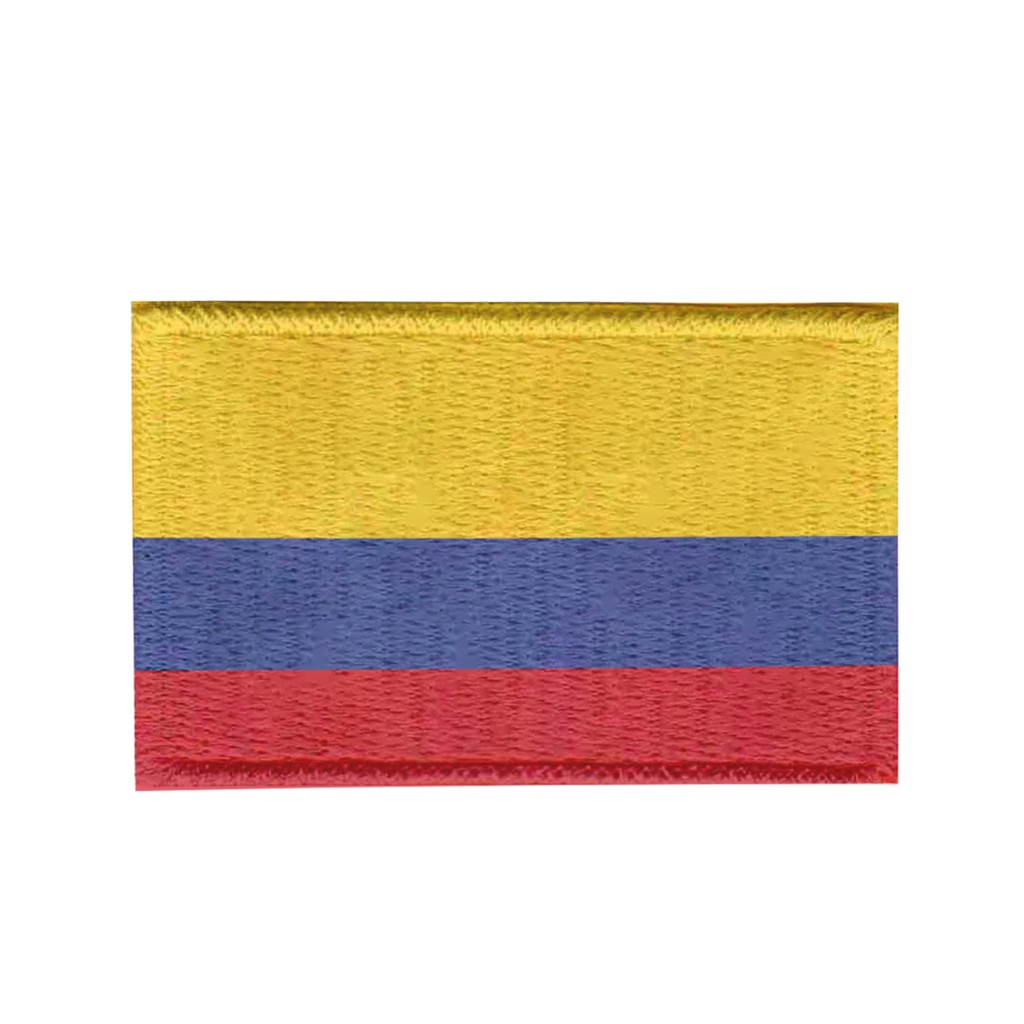 Patch Sublimado Bandeira Col Mbia X Bordado Shopee Brasil