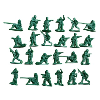 Boneco Soldado Plastico Guerra Exercito Militar Miniatura Maquete