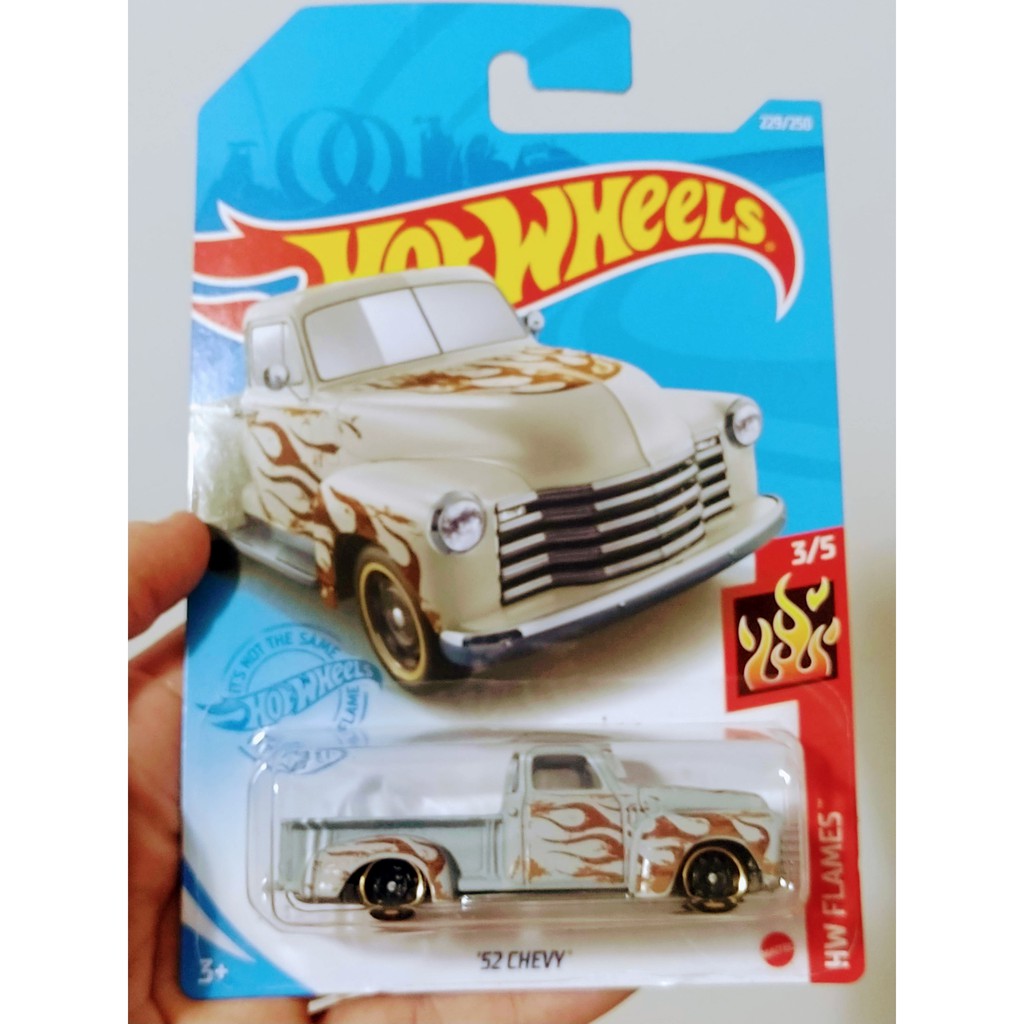 Hot Wheels 52 Chevy Cinza HW Flames 2021 Lote N Lacrado No Blister Original 1952