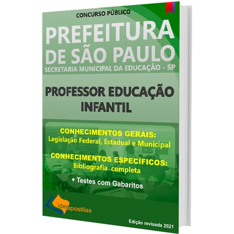 Apostila Professor De Educa O Infantil Da Prefeitura De S O Paulo