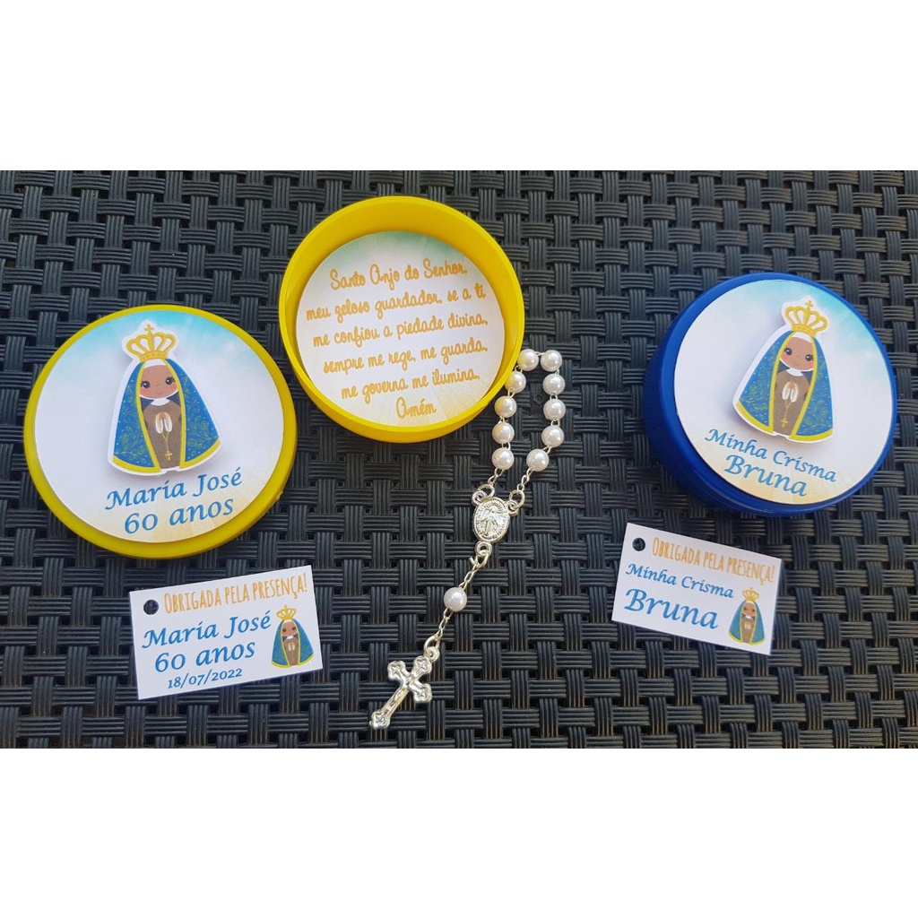 Lembrancinha Nossa Senhora Latinha Personalizada Lembrança