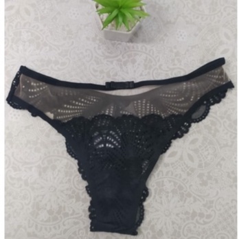 Calcinha Sensual Renda Tule Lingerie Sensual Shopee Brasil