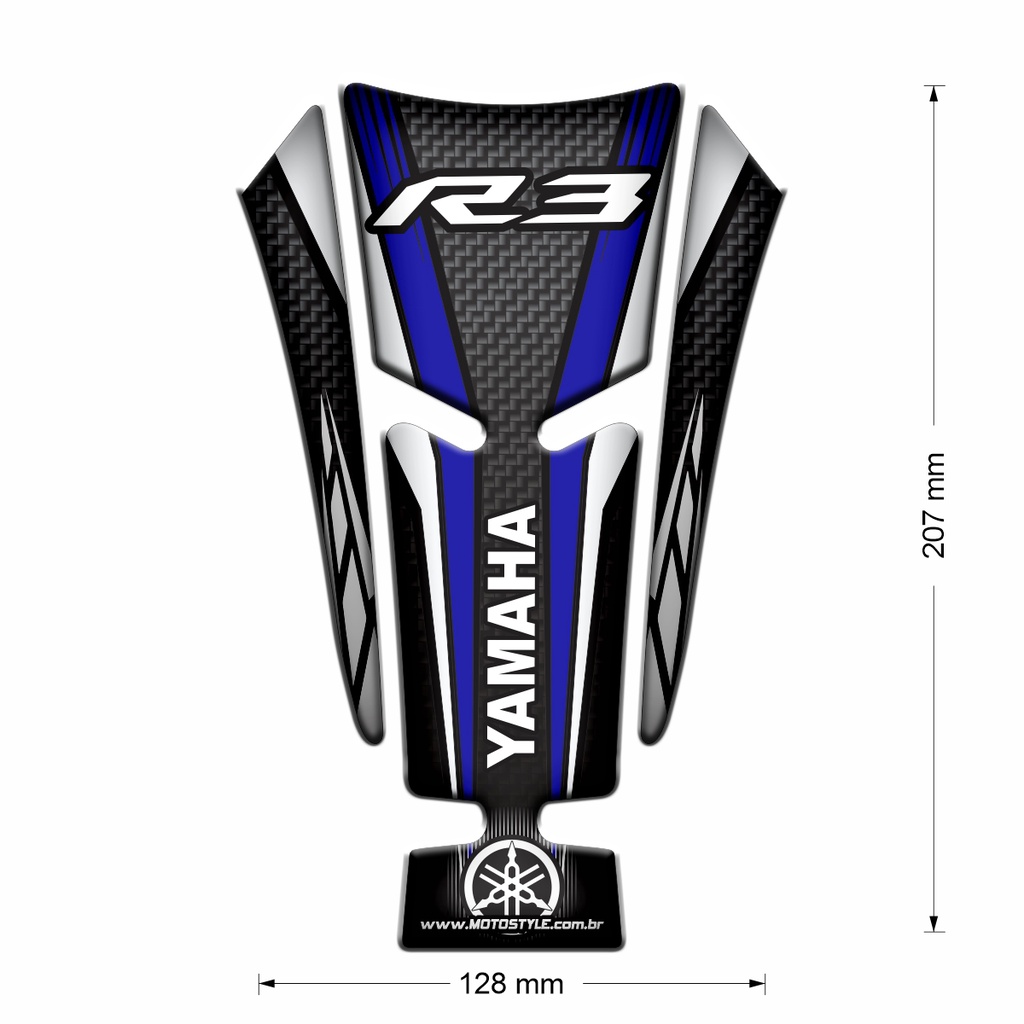 Protetor De Tanque Motostyle Yamaha Yzf R Shopee Brasil