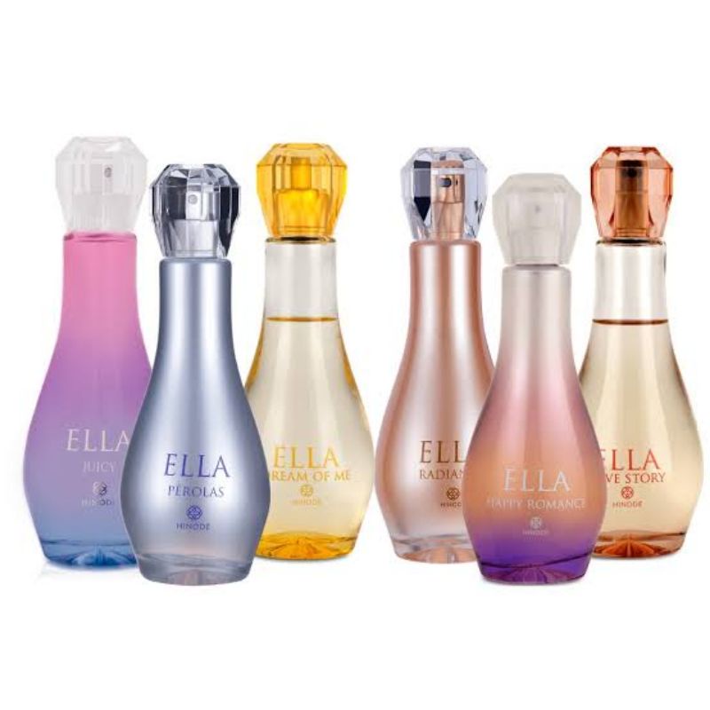 PERFUME FEMININO HINODE Linha ELLA Shopee Brasil