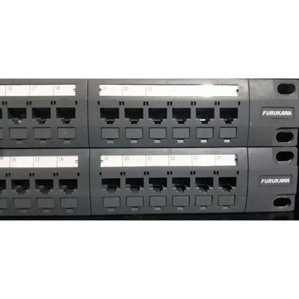 Patch Panel Furukawa Multilan Cat5e 24 Portas Shopee Brasil