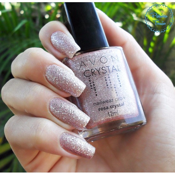 Esmalte Crystal Avon E Flickering Sparkling Crystals Glitter