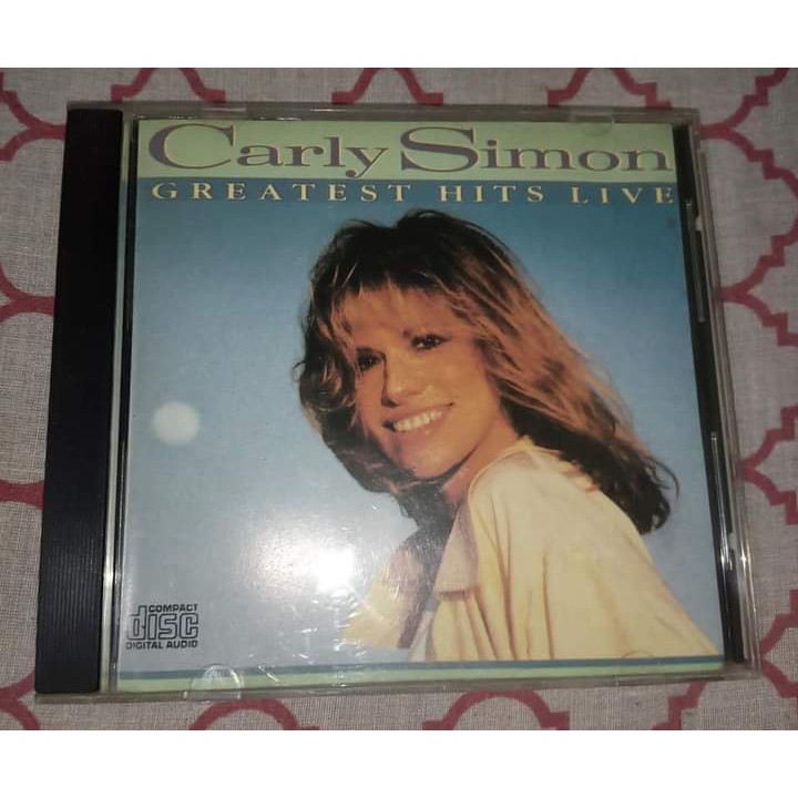 Cd Carly Simon Greatest Hits Live Shopee Brasil